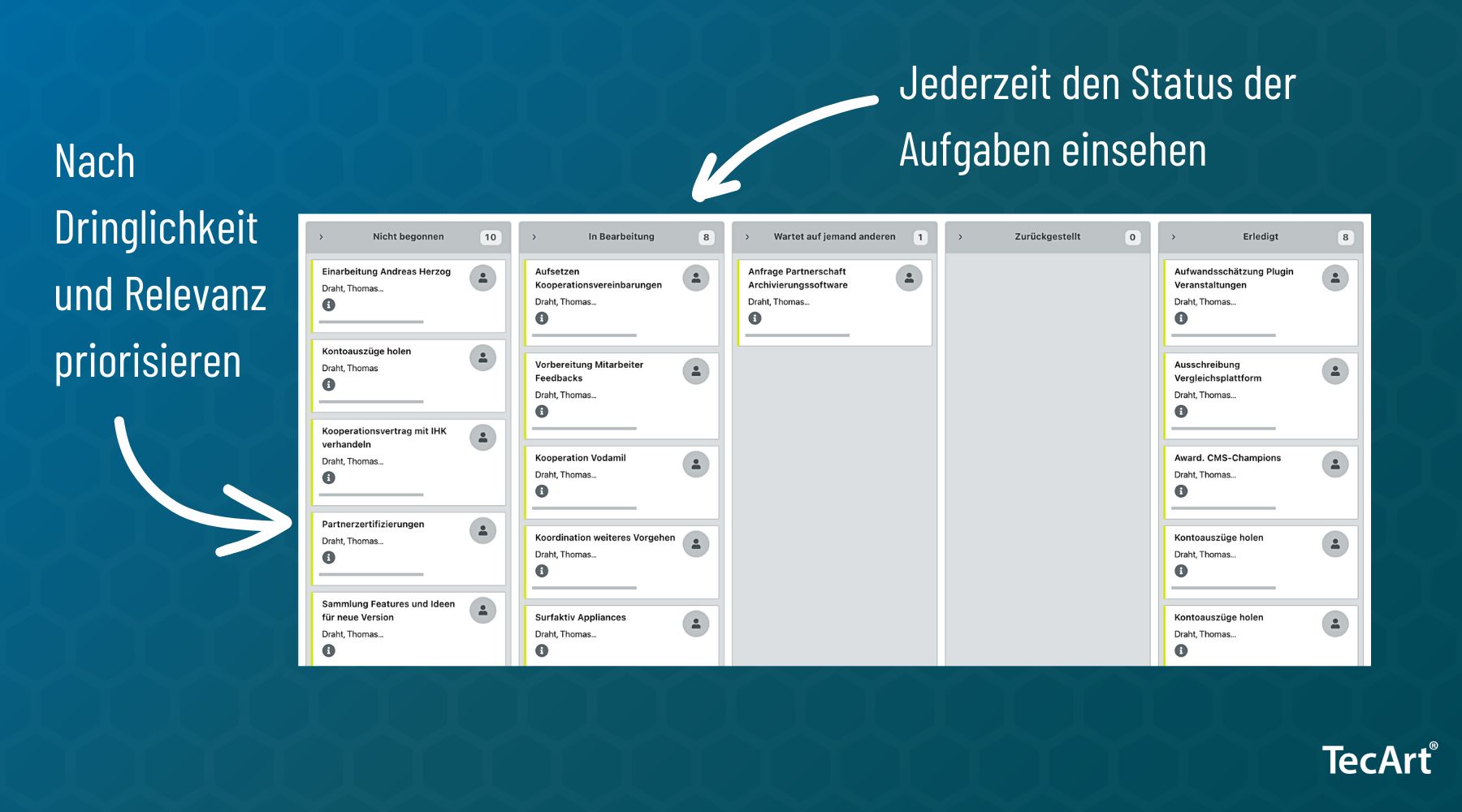 Aufgaben per Kanban verwalten